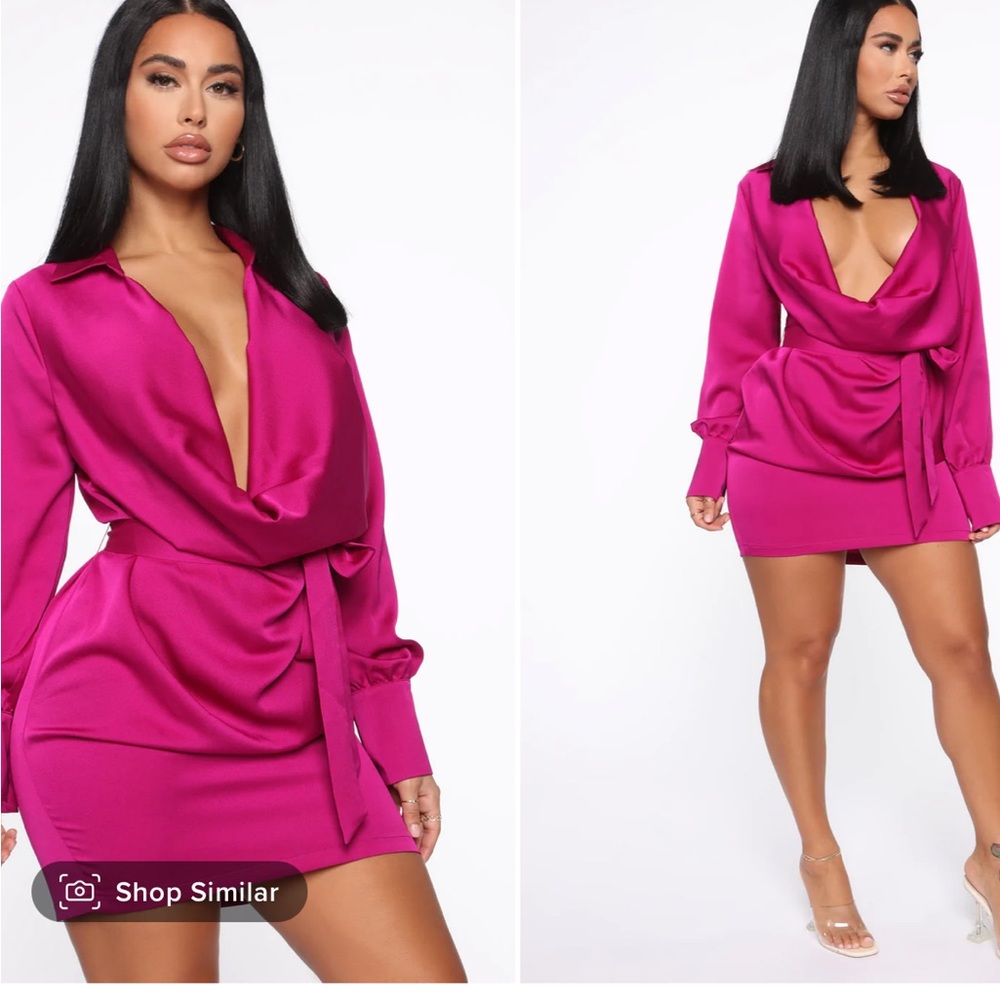Magenta mini dress , never worn